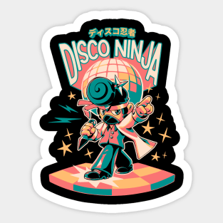 Disco Ninja Sticker